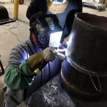 train master welders skilled in GMAW, SMAW, FCAW and GTAW