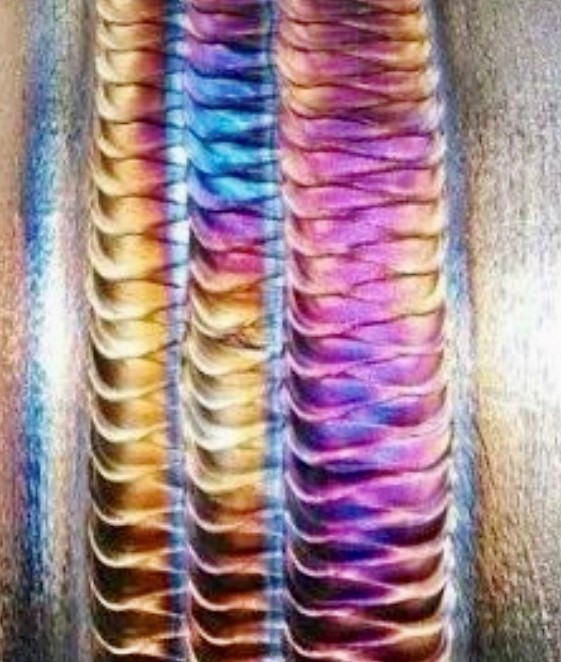Colors on welds