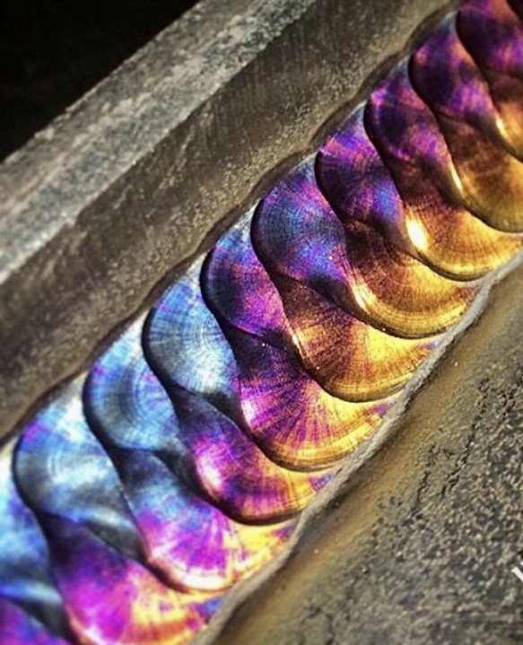 creative colors on weld design